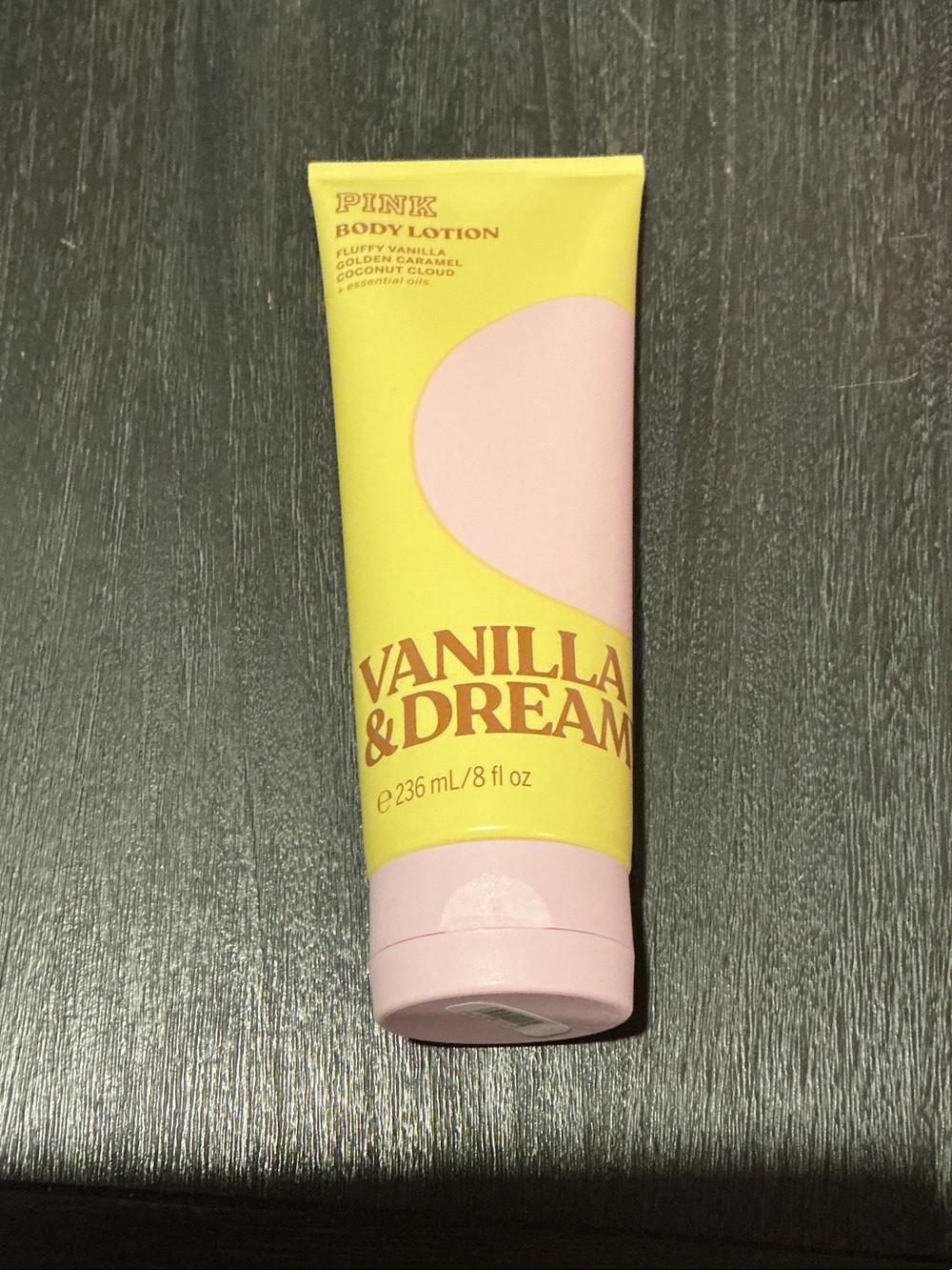 PINK Victoria's Secret Vanilla & Dream Body Lotion - Yellow and Pink Tube